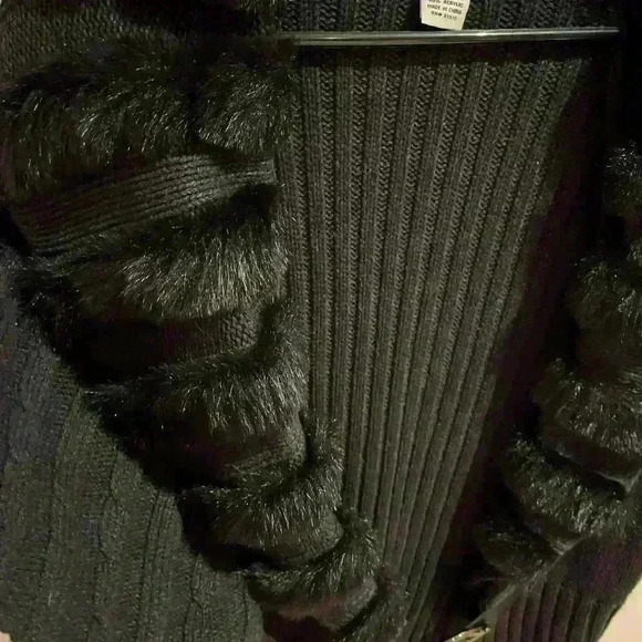 Cardigan faux fur - Picture 4 of 4